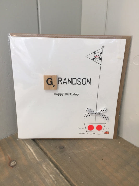 Grandson Happy Birthday Card (5504561971360)